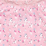 Koszula nocna TM Yaroslav m.453 różowy w kwiatowy nadruk